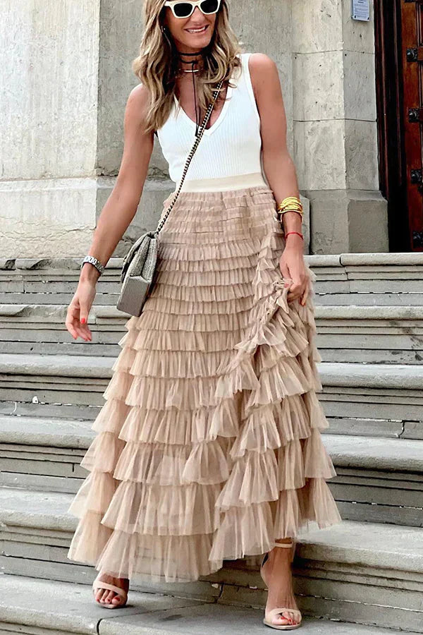 Benedetta | Falda Larga de Tul