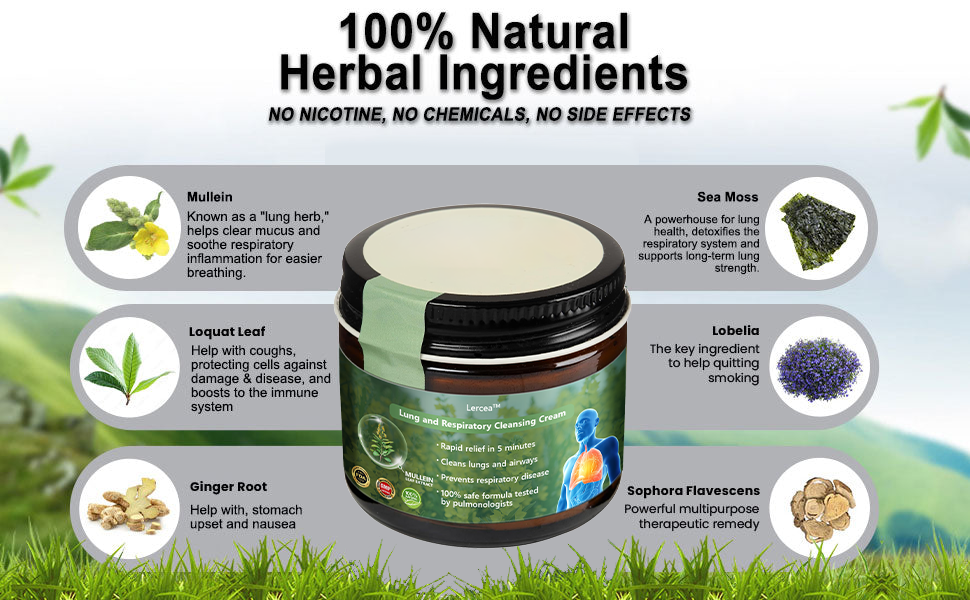 Lercea | Crema Reparadora de Pulmón de Mullein