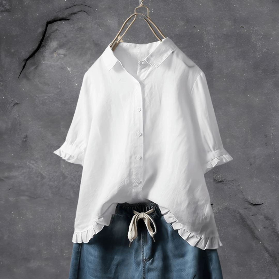 Elisa | Camisa Cómoda de Algodón