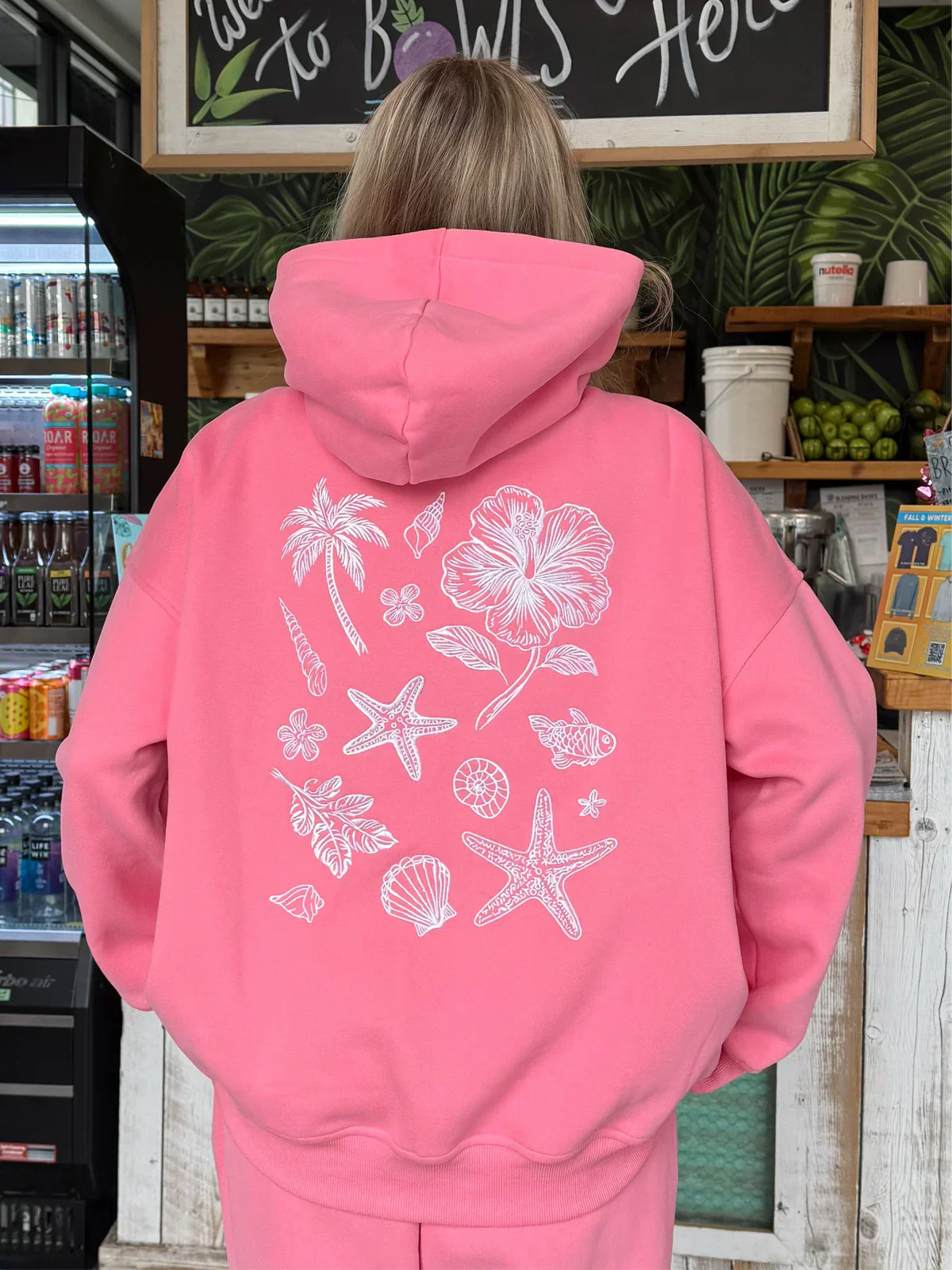 Madeleine | Sudadera con Capucha de diseño tropical