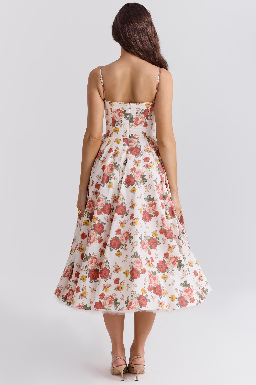 Valentina | Elegante Vestido Midi con Forro de Tul