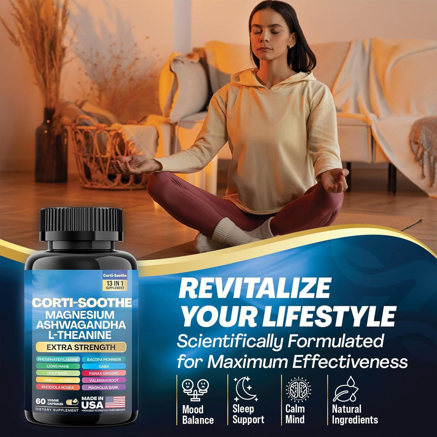 CortiZen | Cápsulas para Regular Naturalmente el Cortisol