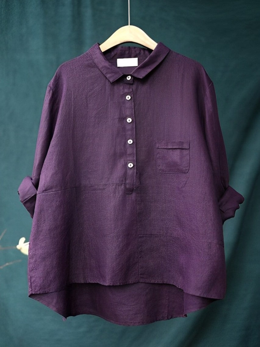 Amelia | Camisa Elegante de Manga Larga