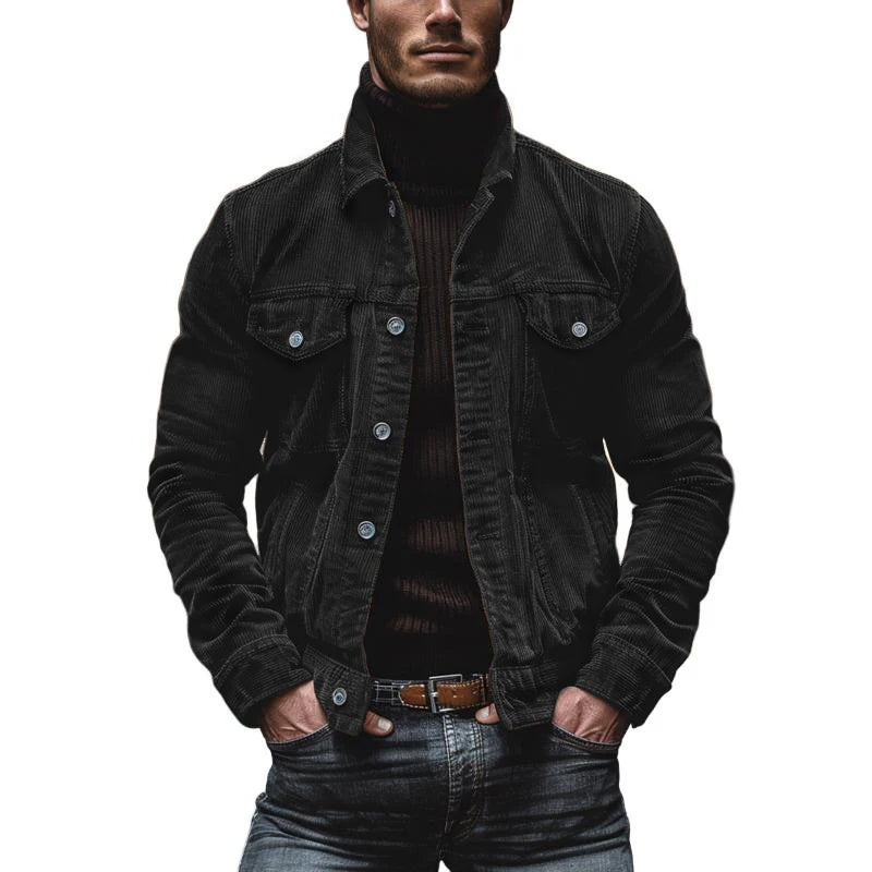 Eddie | Chaqueta Retro de Pana para Hombres