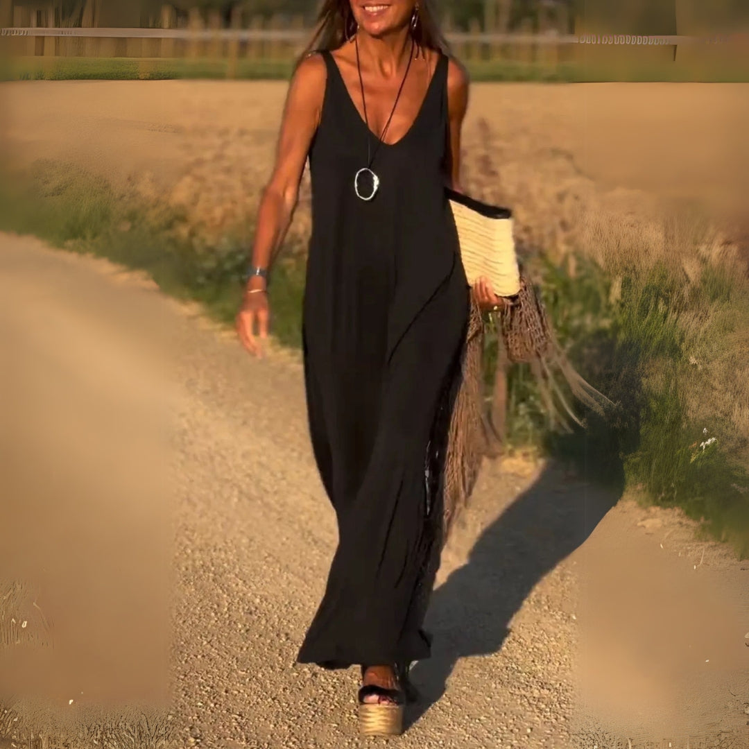 Anoul | Vestido largo para la playa