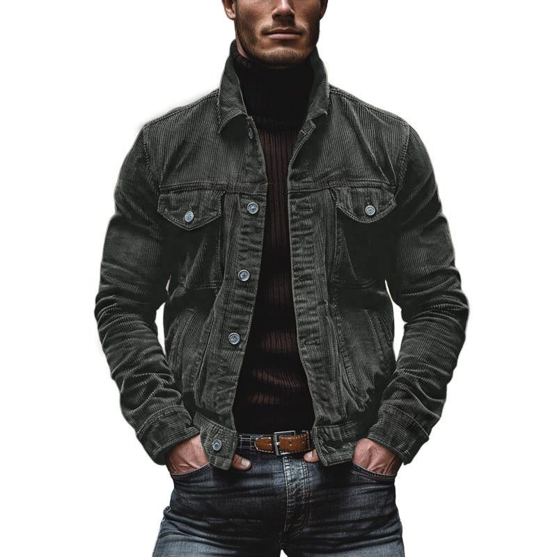 Eddie | Chaqueta Retro de Pana para Hombres
