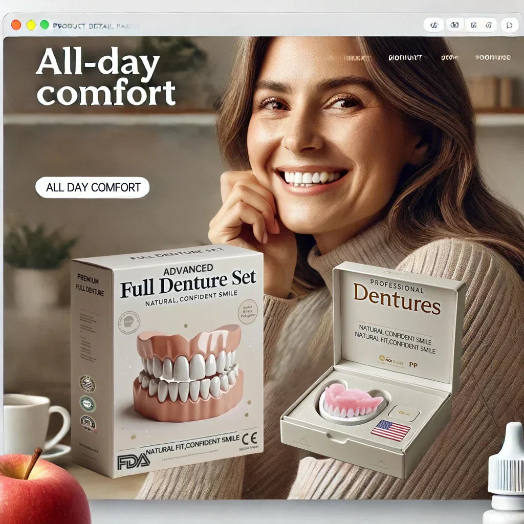 DentureSet Pro | Juego Completo de Dentaduras