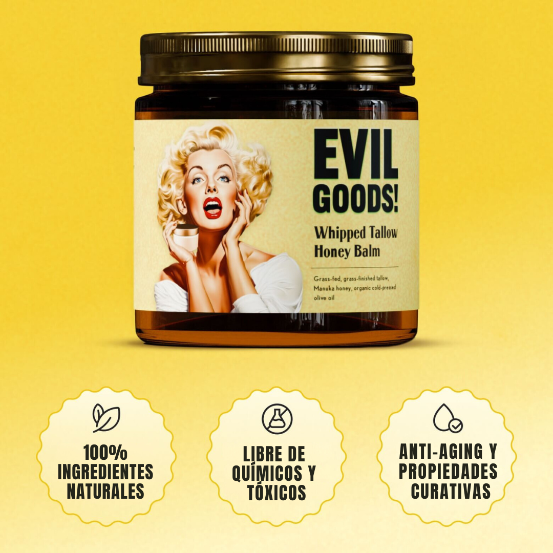 Evil Goods | Bálsamo Anti-Envejecimiento de Miel y Sebo de Res