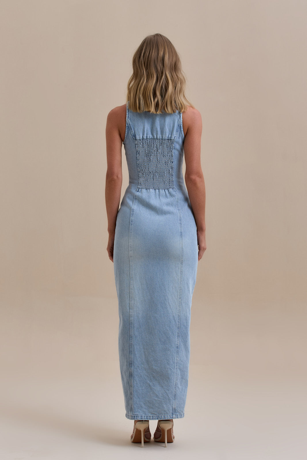 Xina | Vestido Largo de Denim