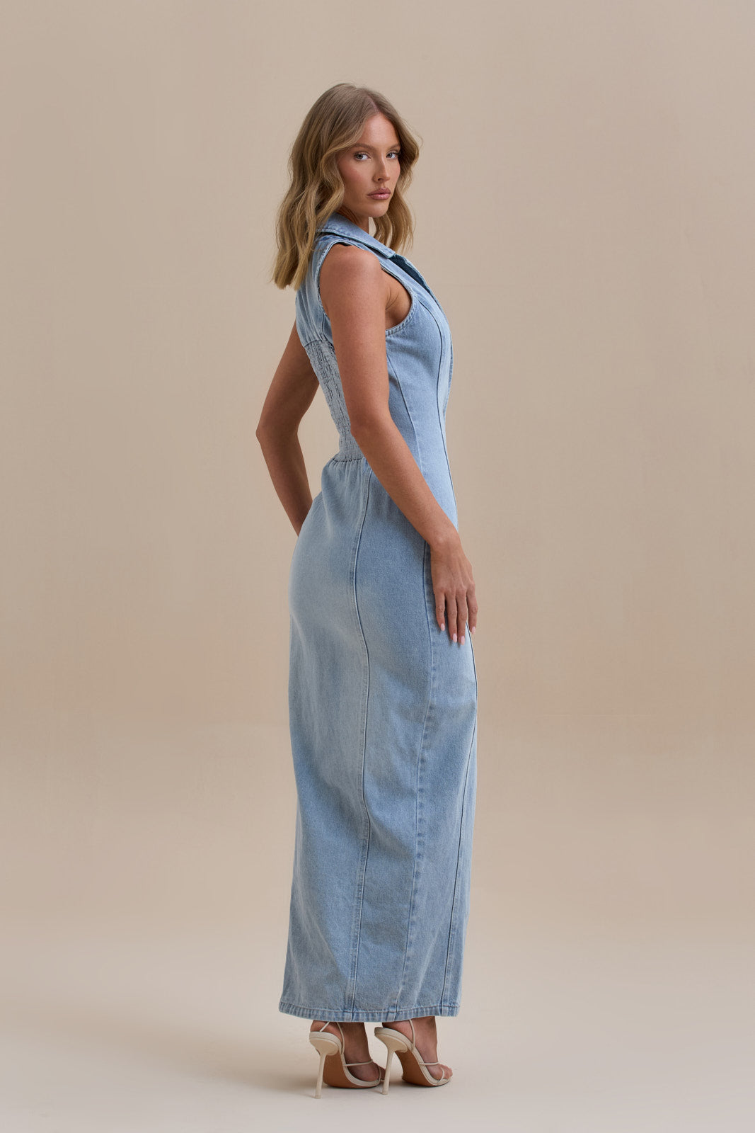 Xina | Vestido Largo de Denim