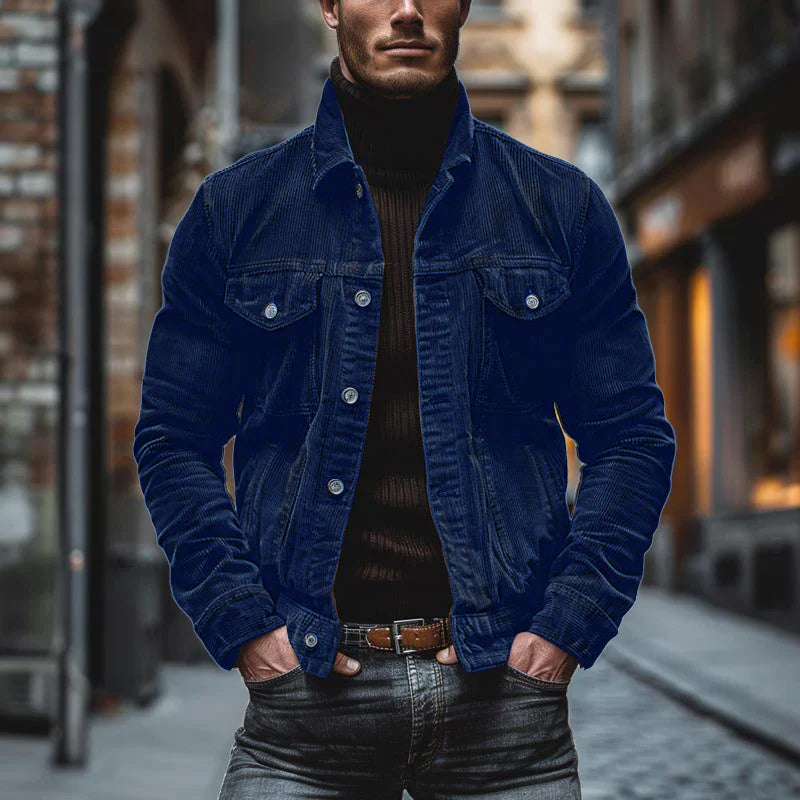 Eddie | Chaqueta Retro de Pana para Hombres