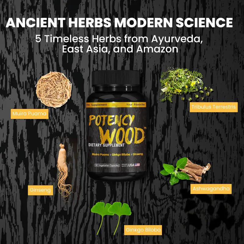 PotencyWood | Suplementos de Energía, Fuerza y Vitalidad