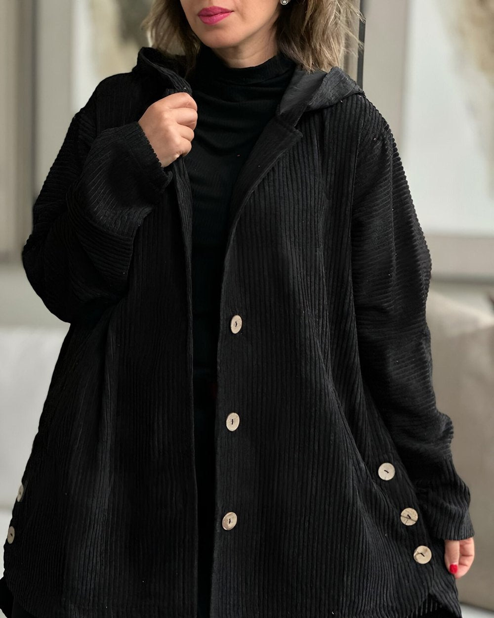 Giovana | Chaqueta Casual de Pana