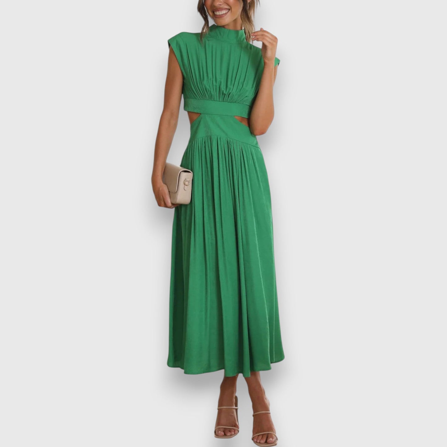 Liyi | Vestido largo con cuello alto