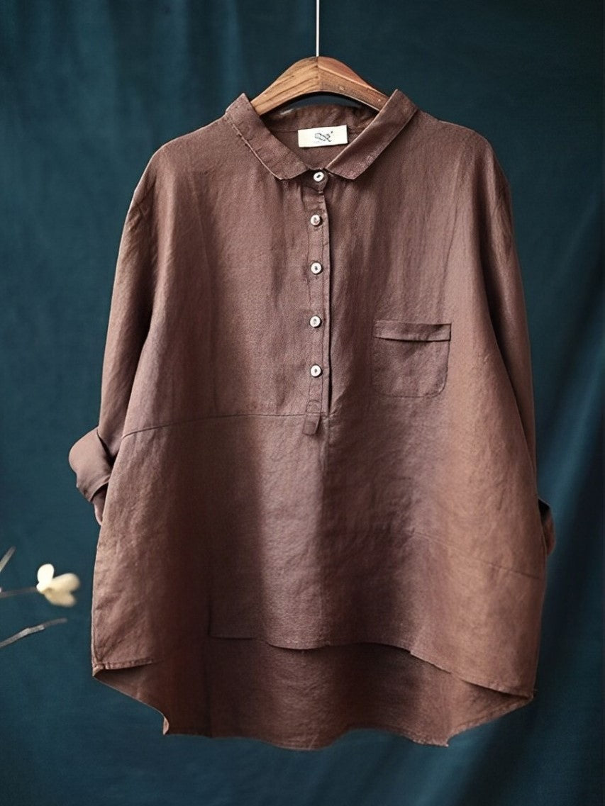Amelia | Camisa Elegante de Manga Larga