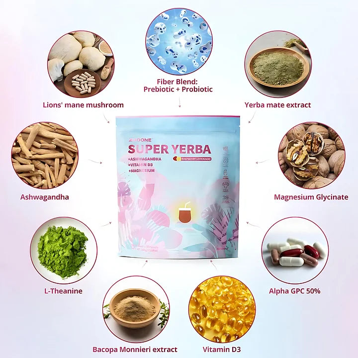SuperYerba | Sobres de Polvo Instantáneo de Yerba Mate