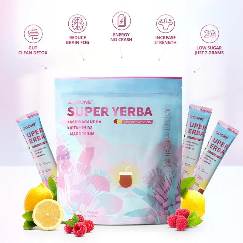 SuperYerba | Sobres de Polvo Instantáneo de Yerba Mate