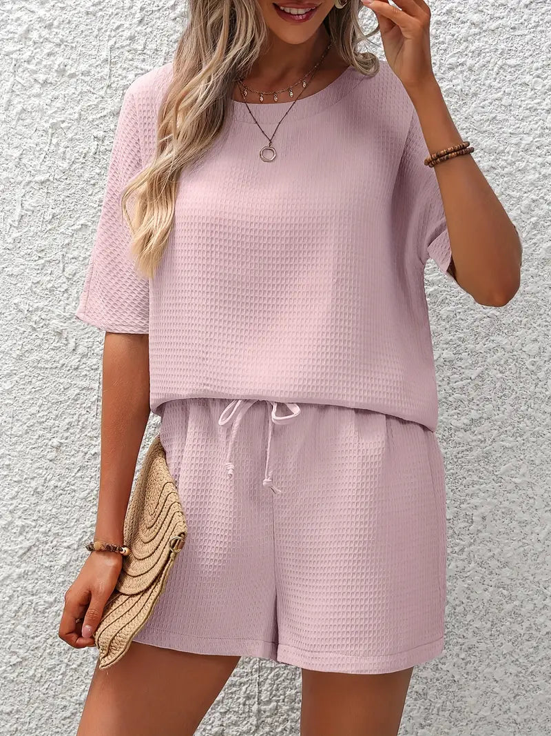 Madailein | Conjunto Completo en Punto Waffle