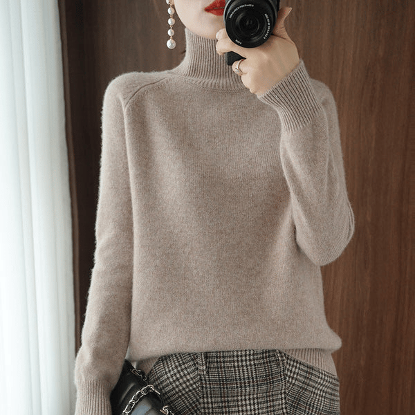 Rosanna | Lujoso Jersey de Cuello Alto