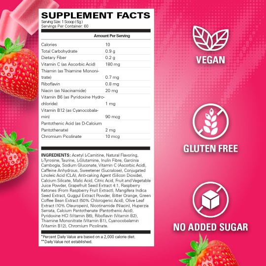 Oxyshred | Suplemento en Polvo Pre-Entreno