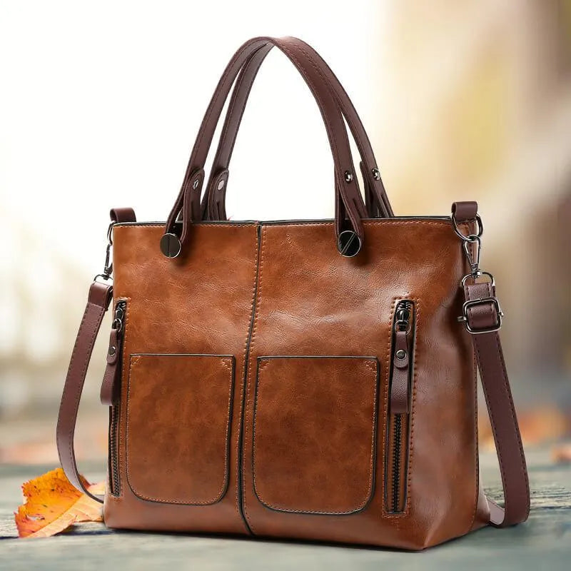 Lauren | Bolso de Mano de Cuero