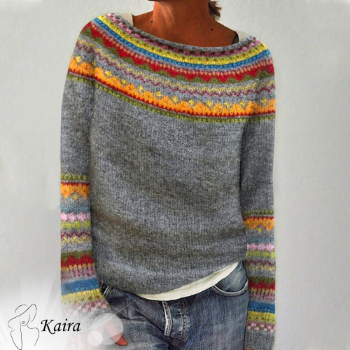 Kaira | Suéter Tejido Estilo Vintage