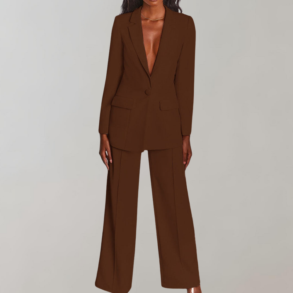 Gretel | Conjunto Elegante de Blazer y Pantalón