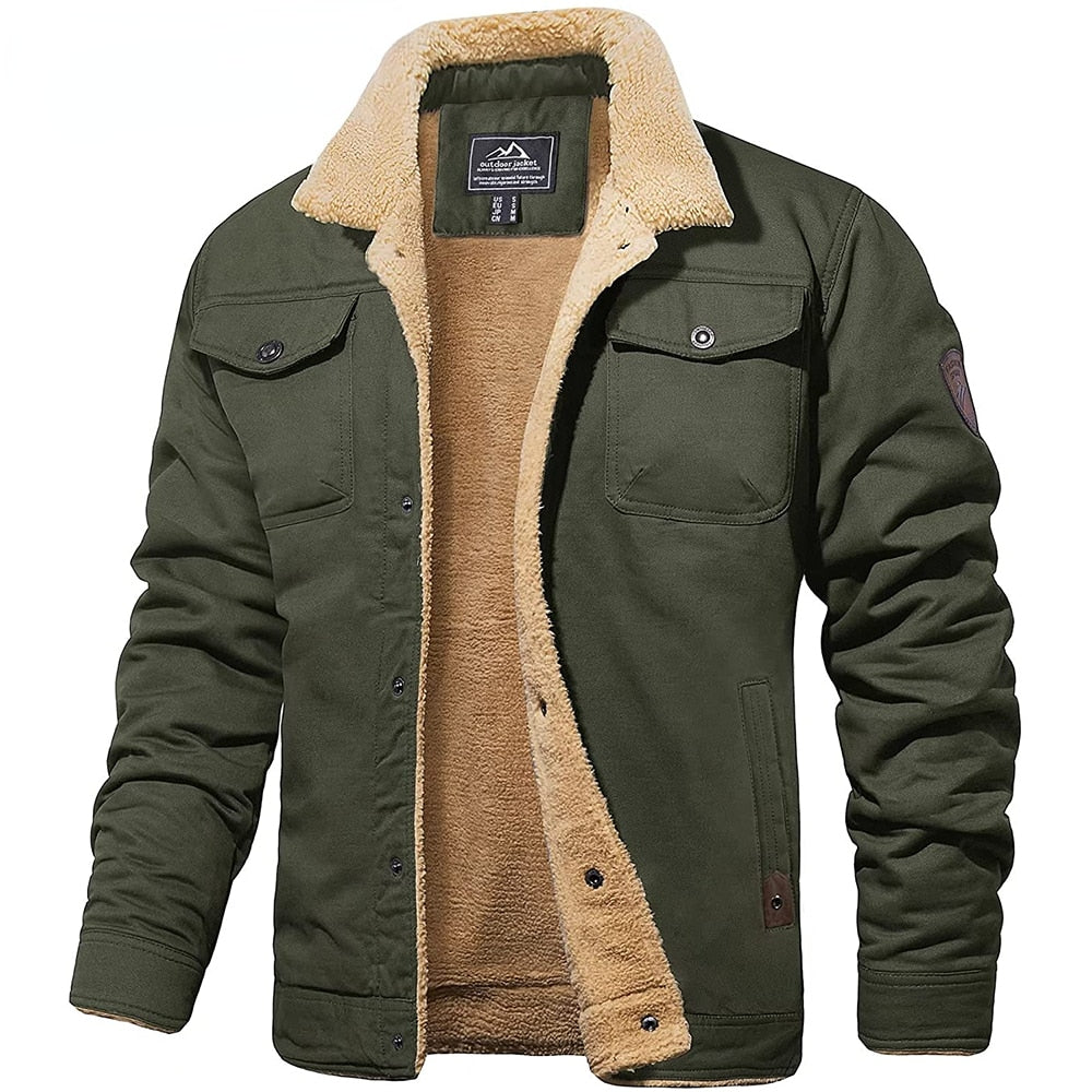 Luccas | Chaqueta de hombre con interior de felpa
