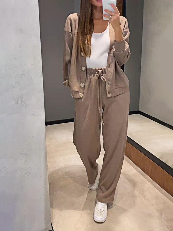Giada | Conjunto Cómodo de Chaqueta y Pantalón