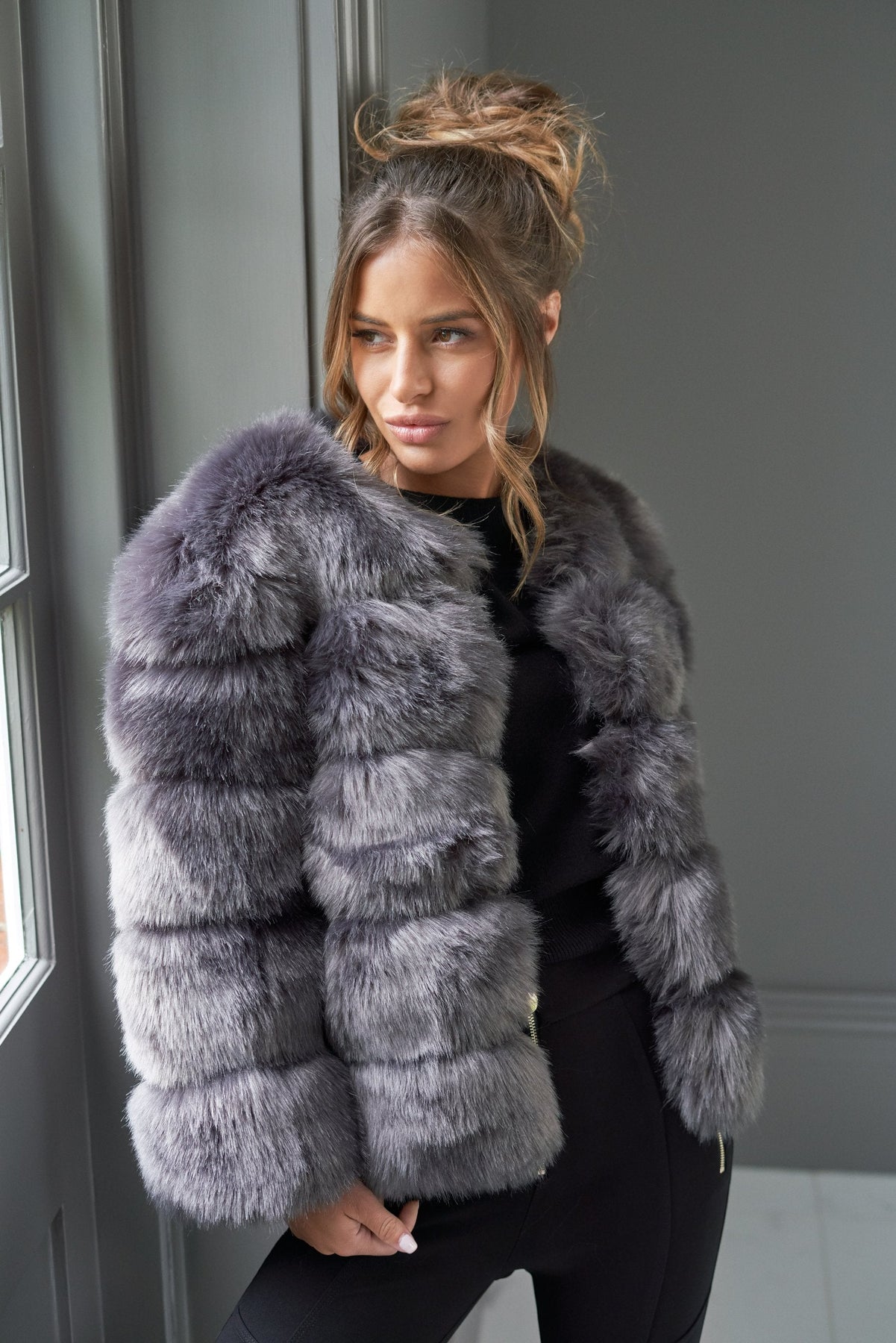 Nil | Chaqueta Elegante de piel Sintético