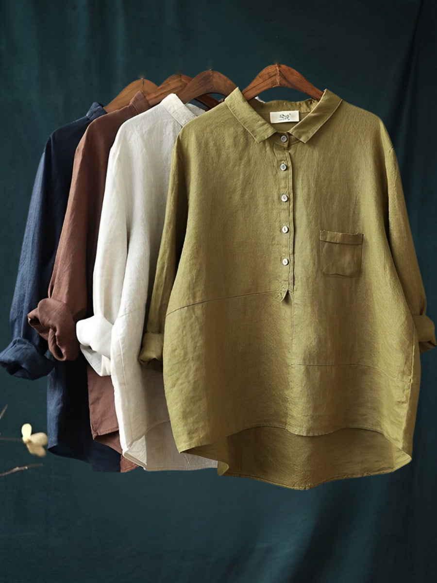 Amelia | Camisa Elegante de Manga Larga