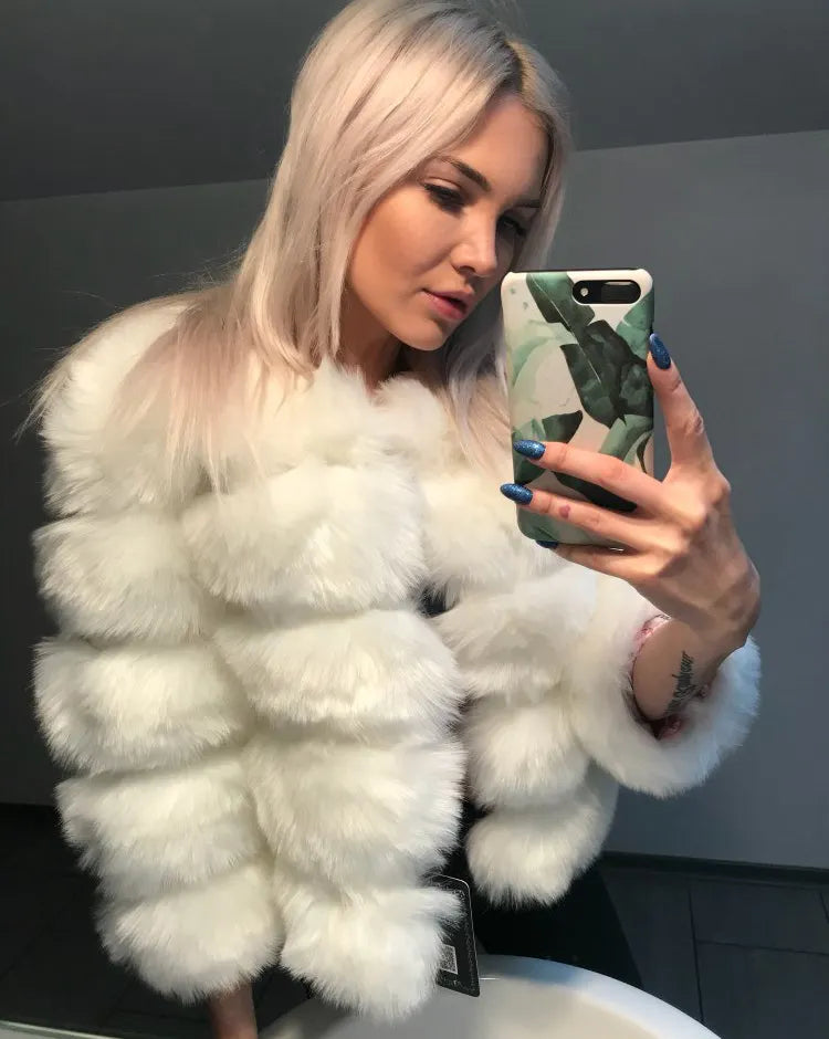 Nil | Chaqueta Elegante de piel Sintético