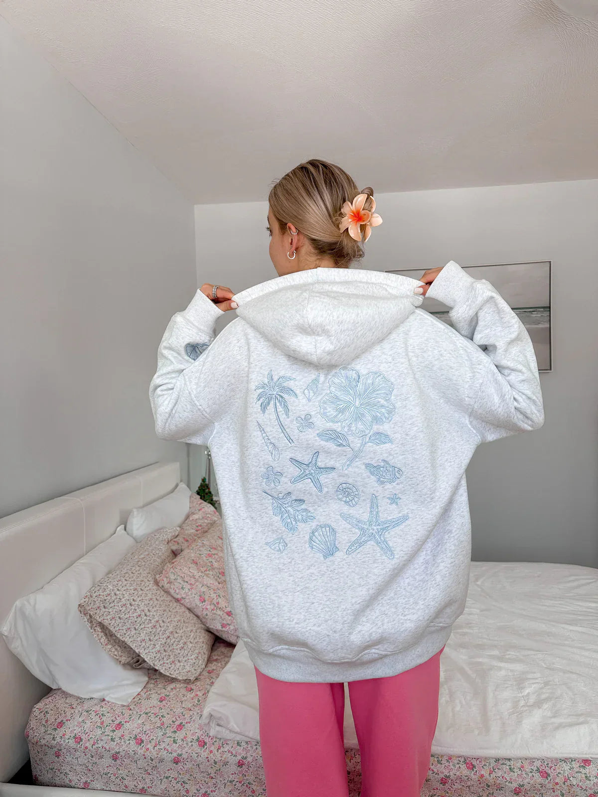 Madeleine | Sudadera con Capucha de diseño tropical