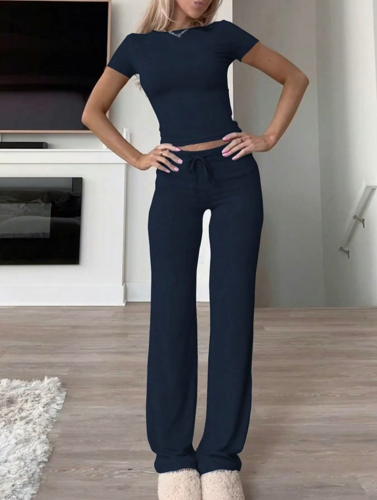 Daisy | Conjunto Cómodo de pantalones y top