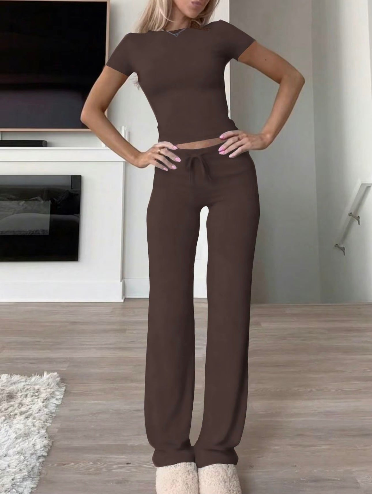 Daisy | Conjunto Cómodo de pantalones y top