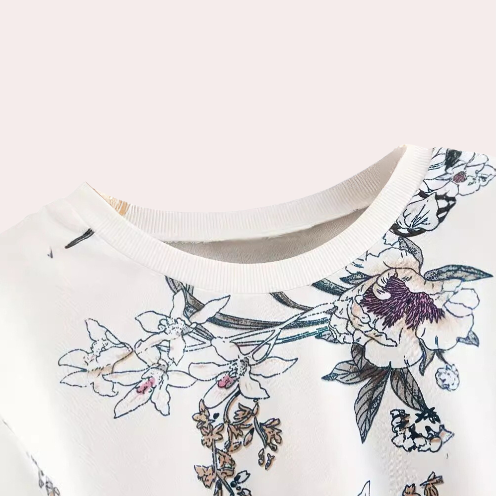 Gracie | Suéter Moderno con Estampado Floral