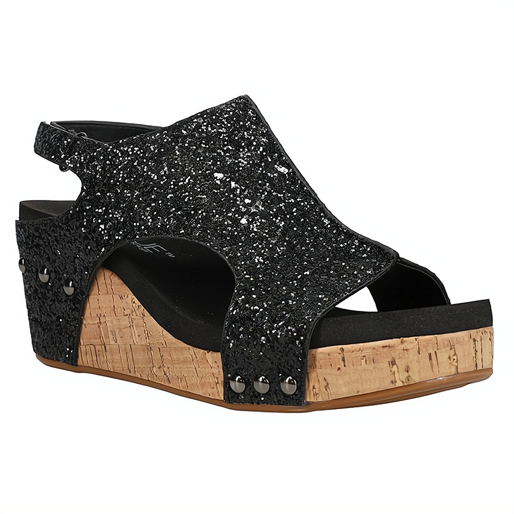 Girard | Sandalias Brillantes de Plataforma