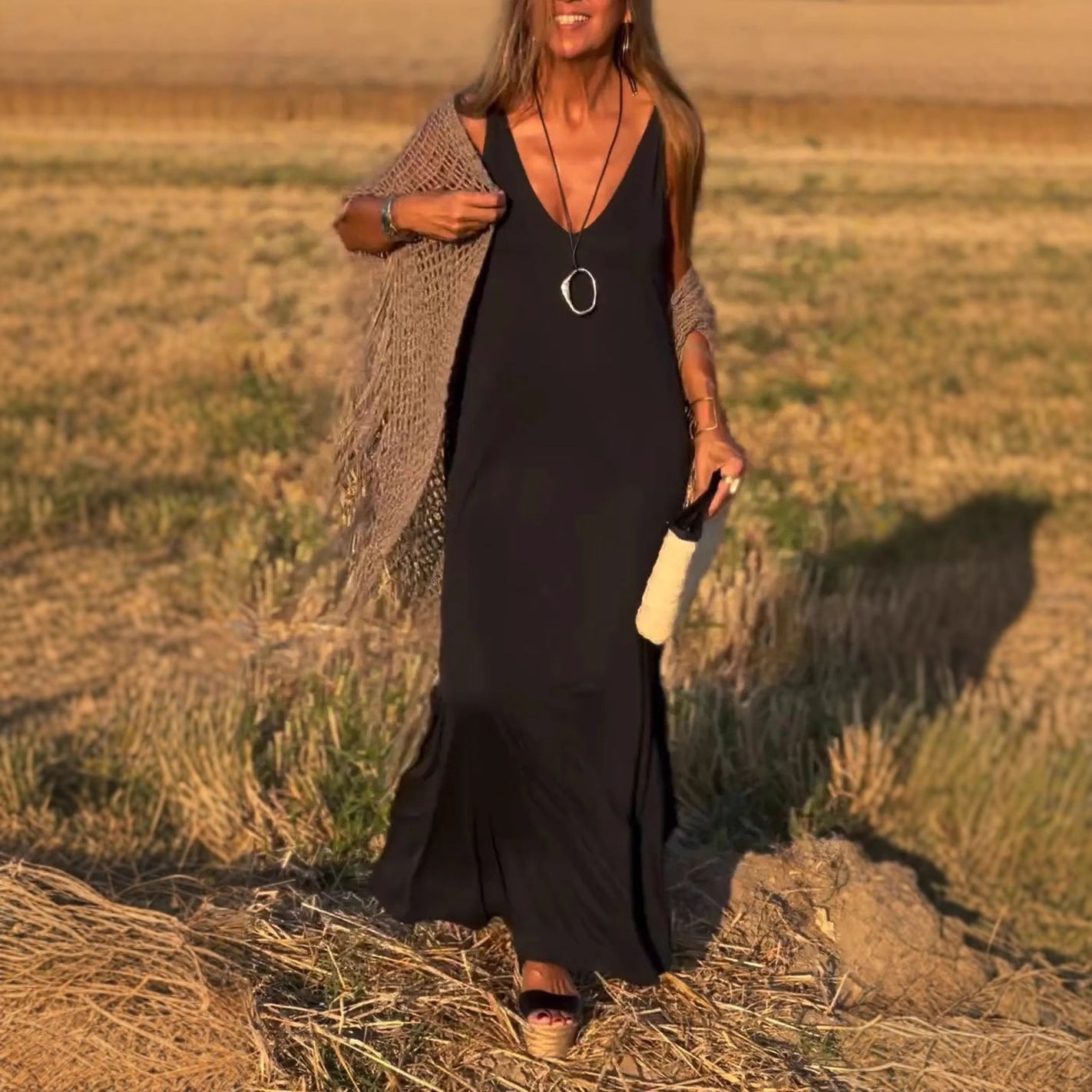 Anoul | Vestido largo para la playa