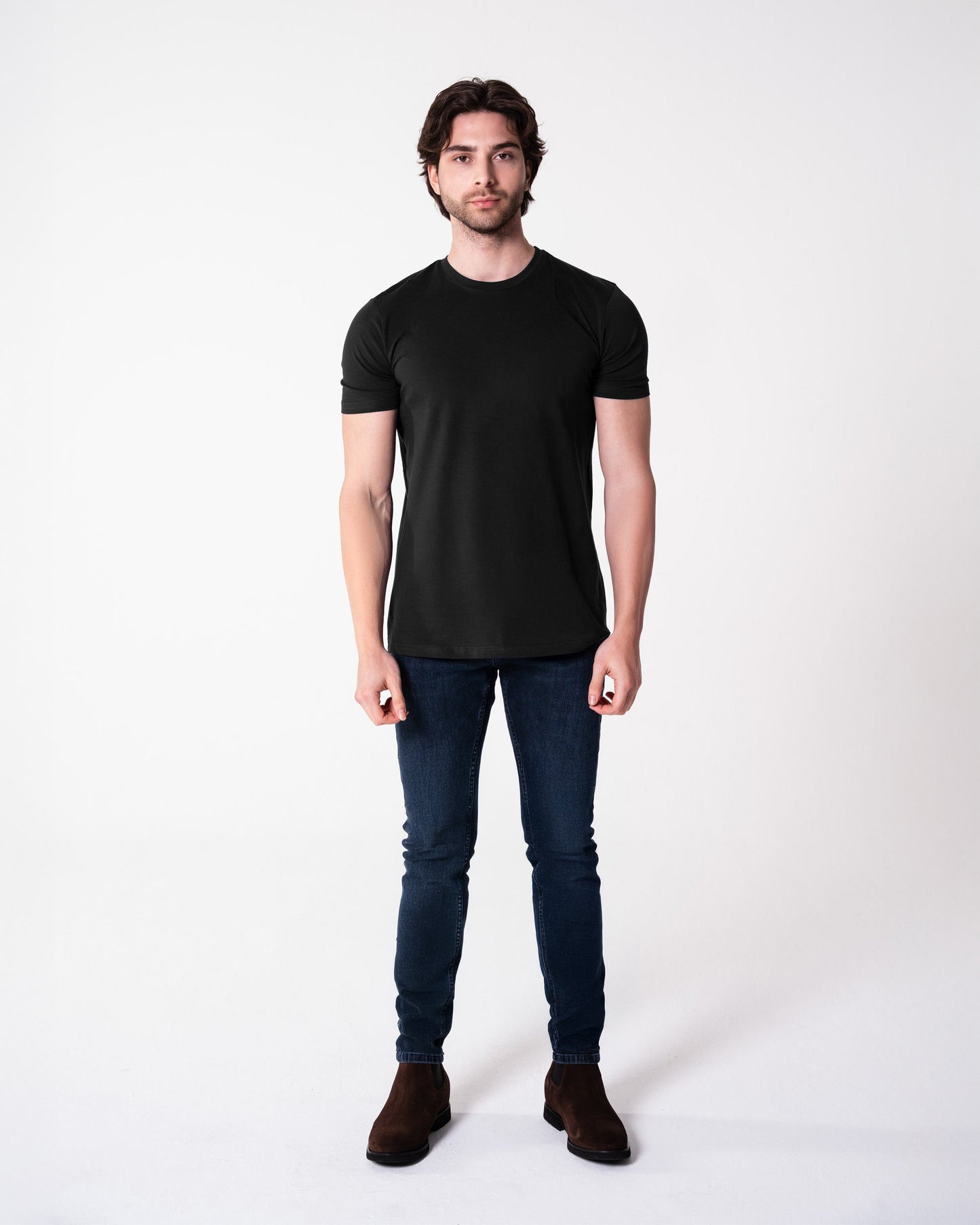 Luccas | Camiseta Negra para Caballero