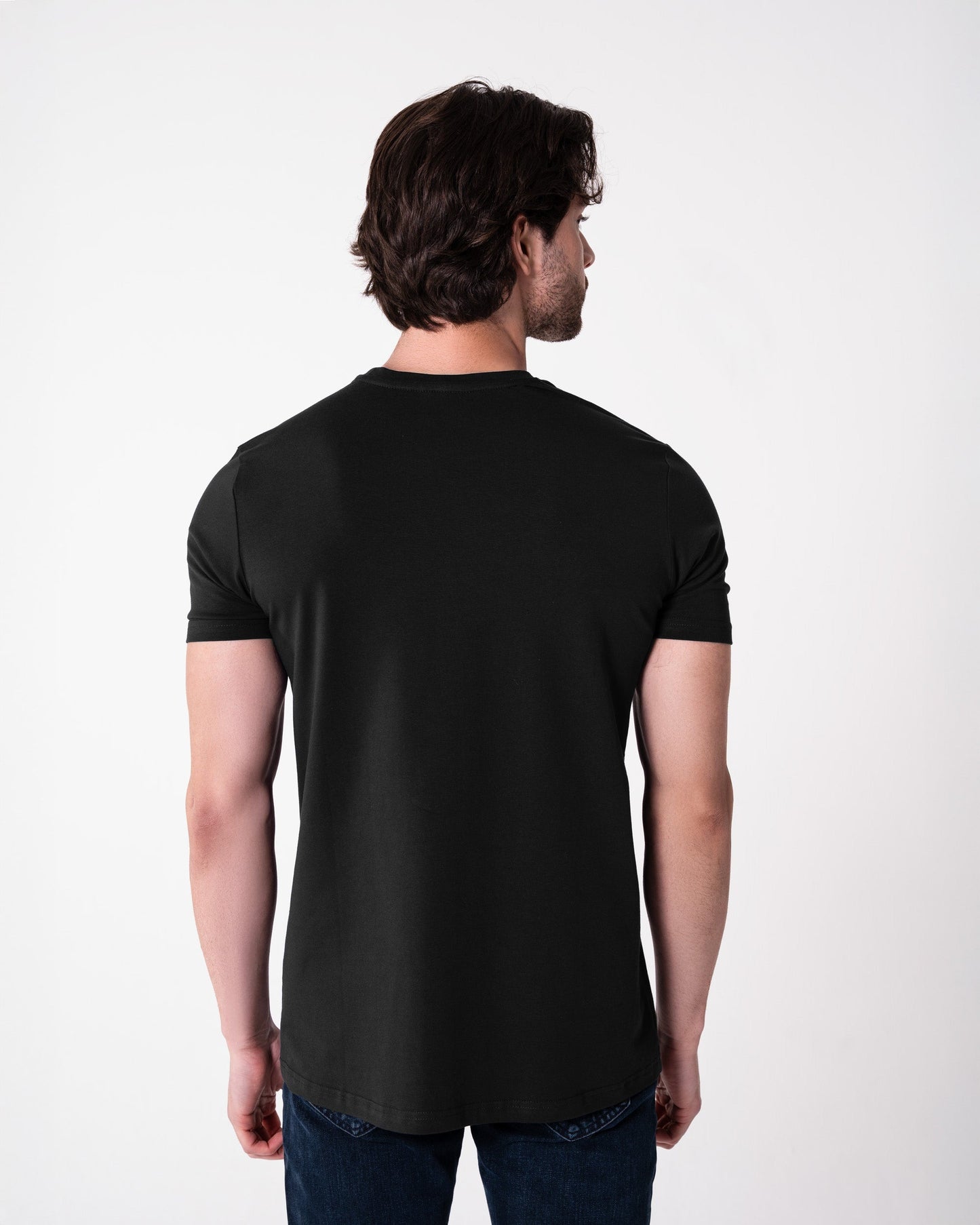 Luccas | Camiseta Negra para Caballero
