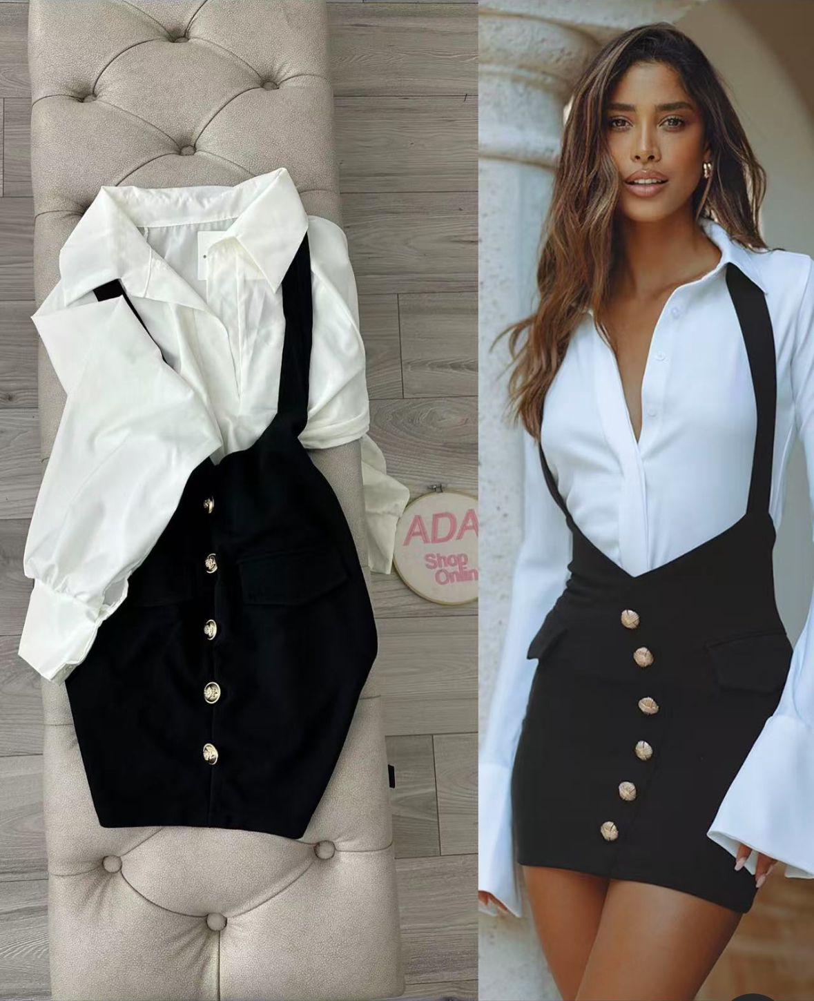Ada | Mini Vestido estilo Casual