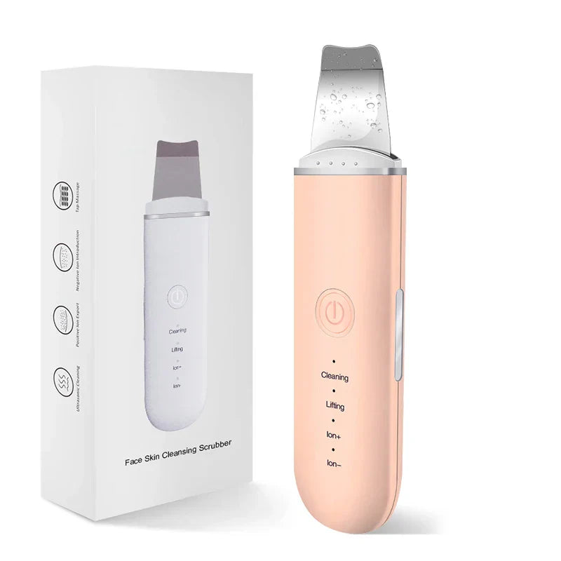 DermaWave | Limpiador de piel ultrasónico con vibración para el rostro