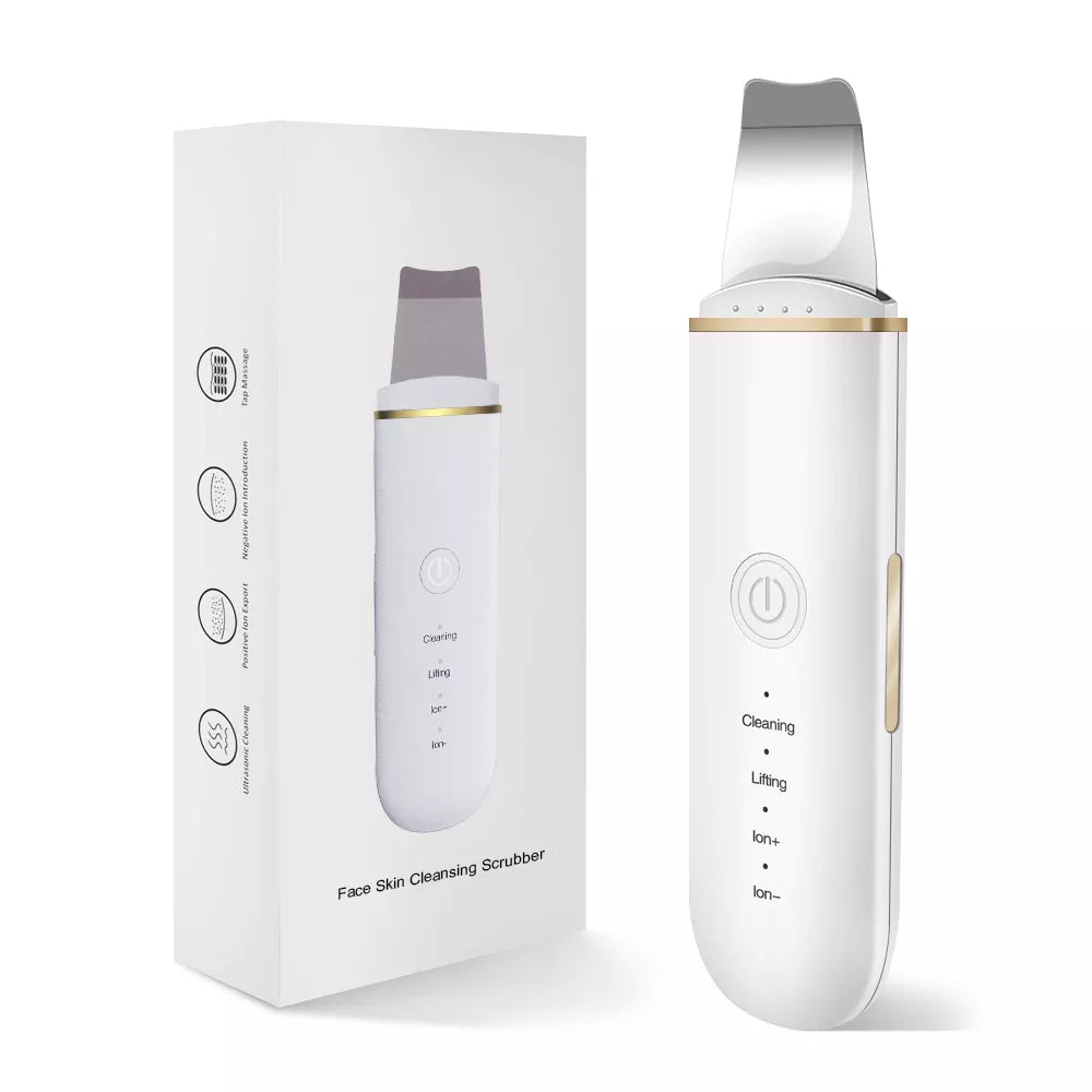 DermaWave | Limpiador de piel ultrasónico con vibración para el rostro