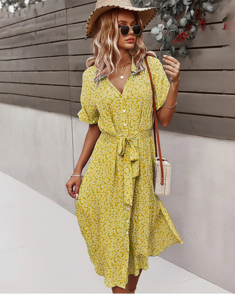 Lorna | Vestido Midi Verano Confortable