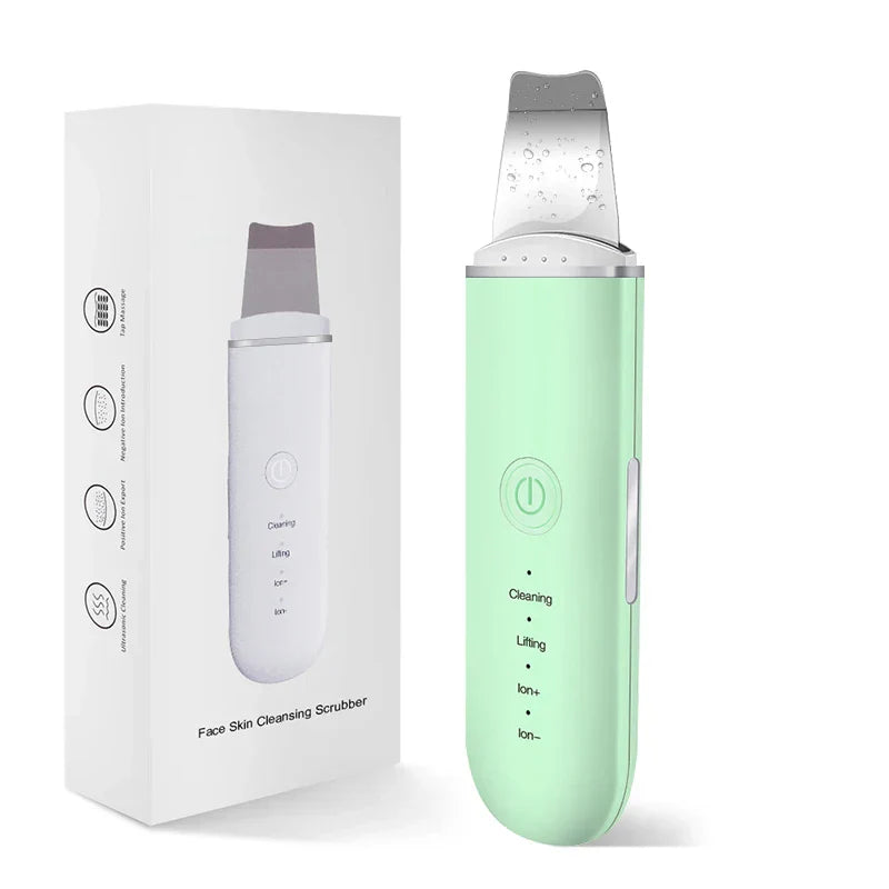 DermaWave | Limpiador de piel ultrasónico con vibración para el rostro