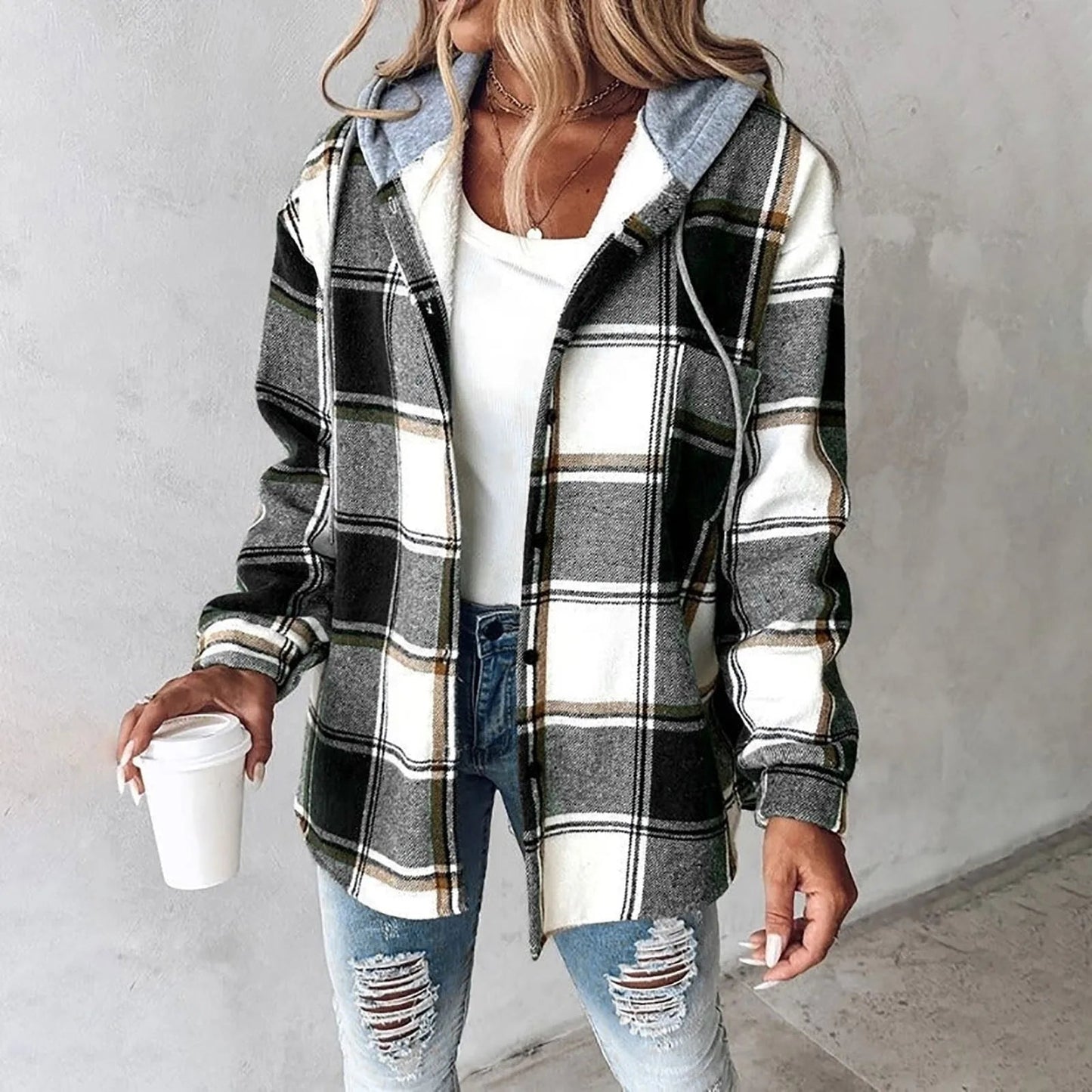 Atenas | Chaqueta a cuadros para mujer