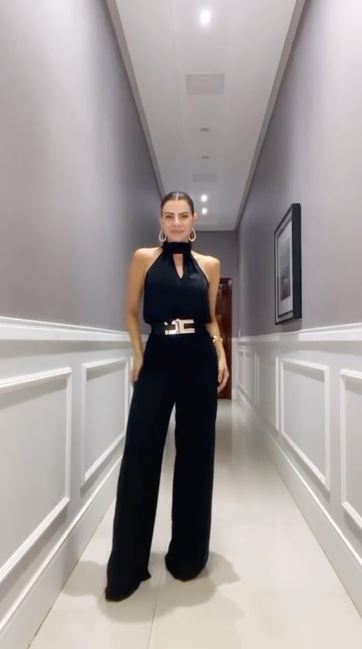 Karen | Mono Elegante de Pierna Ancha