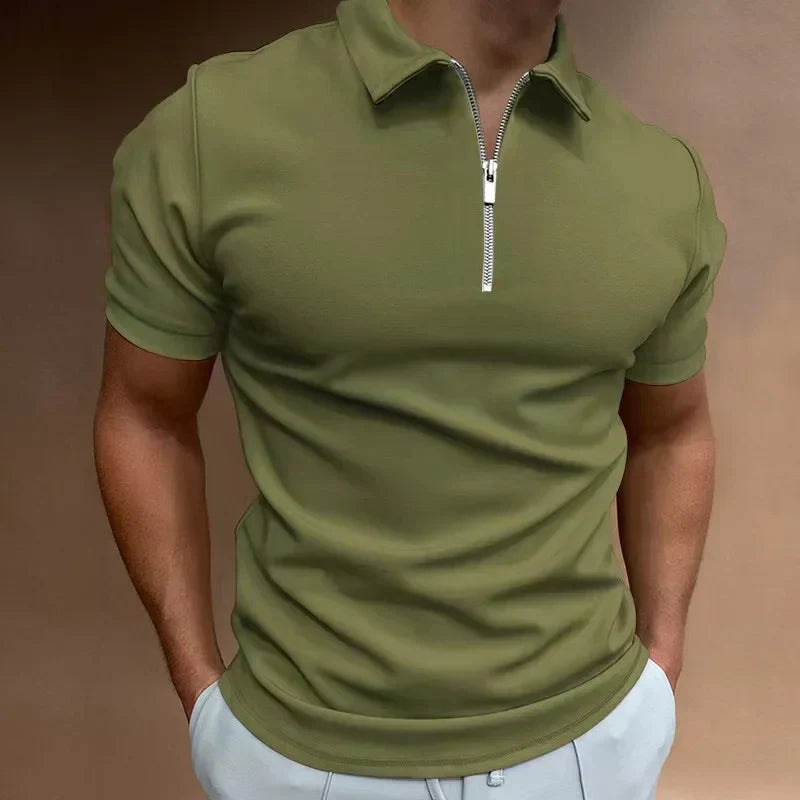 Kyle | Polo con cremallera clásica