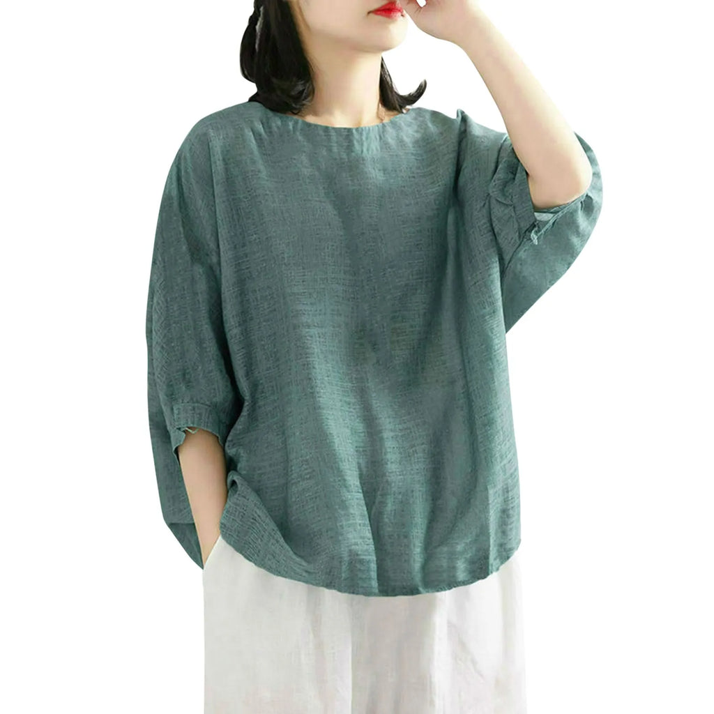 Olinda | Camiseta Casual de Corte Suelto
