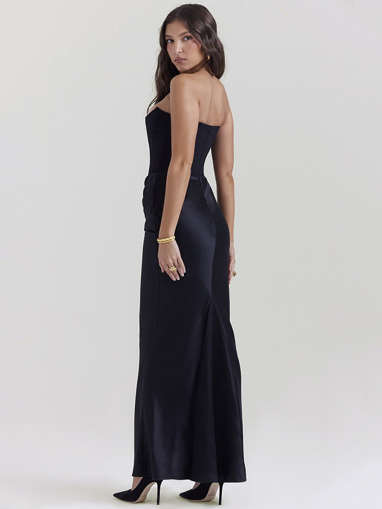 Shayla | Vestido Largo Elegante con Corsé